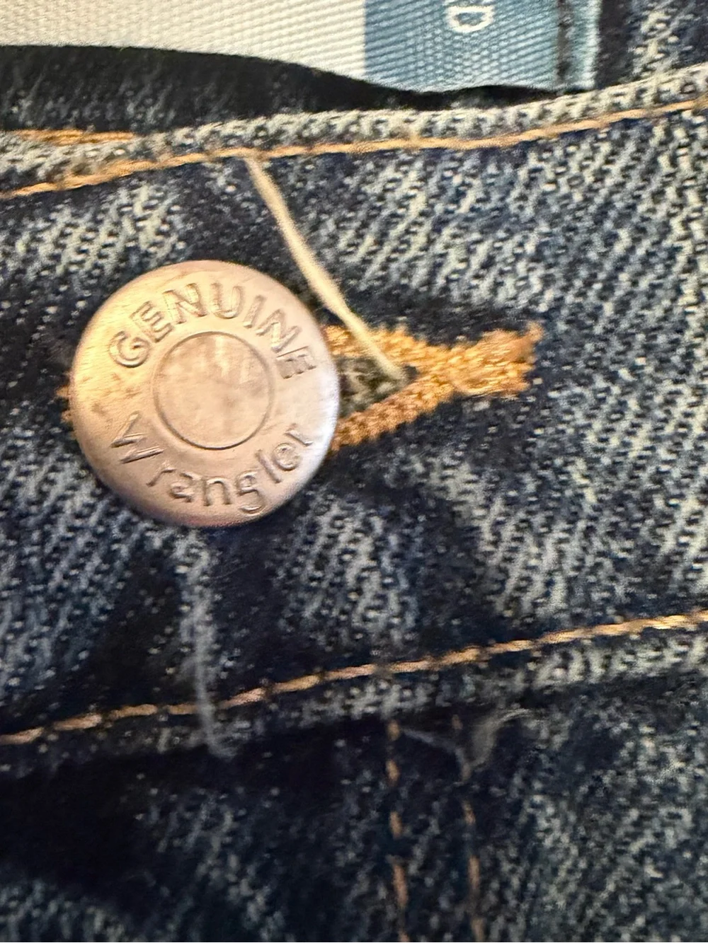 Wrangler Relaxed Fit Dark Blue Men's Jeans 34x32